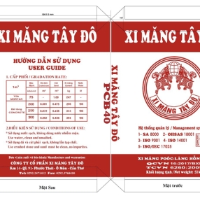 XI MĂNG BAO TÂY ĐÔ (ĐỎ) PCB40